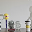 MURANO Glass Vase, Italy ( dark yellow spikes)