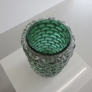 MURANO Glass Vase, Italy (green)