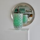 MURANO Glass Vase, Italy (green)