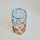 MURANO Glass Vase, Italy (light blue and orange)