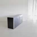 Original 3-door Sideboard in black by Willy RIZZO, Sabot 1972