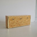 Original Burr Wood 3-door Sideboard by Willy RIZZO, Sabot 1972