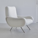 Original LADY Armchair by Marco ZANUSO, Arflex Italy (boucle)