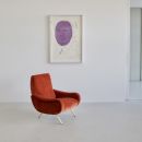 Original LADY Armchair by Marco ZANUSO, Arflex Italy  (burnt orange)