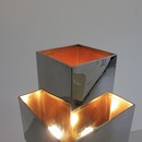 Original, large Willy RIZZO Table Lamp 'Q', c1970