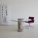 Original Round Dining Table by Angelo MANGIAROTTI for Sorgente dei Mobili, 1975. Original Round Dining Table by Angelo MANGIAROTTI for Sorgente dei Mobili, 1975.