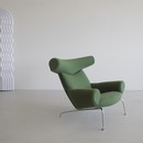 OX CHAIR & FOOTSTOOL by Hans J. WEGNER for AP STOLEN, Denmark 1970's