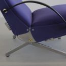P40 Osvaldo BORSANI, (blue upholstery) Reclining Lounge Chair 