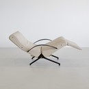 P40 Osvaldo BORSANI, (Leather) Reclining Lounge Chair 