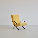 P40 Osvaldo BORSANI, (Yellow upholstery) Reclining Lounge Chair 