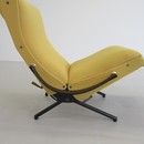 P40 Osvaldo BORSANI, (Yellow upholstery) Reclining Lounge Chair 