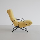 P40 Osvaldo BORSANI, (Yellow upholstery) Reclining Lounge Chair 