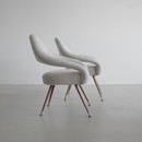 Pair of Armchairs designed by Gastone RINALDI for RIMA, 1950s Pair of Armchairs designed by Gastone RINALDI for RIMA, 1950s