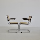 Pair of B64 Cantilever Chairs by Marcel BREUER for THONET, 1970s