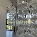 Pair of Chandeliers by Giusto Toso "Fratelli Toso", MURANO 1966