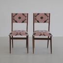 PAIR of Dining Chairs, Italy 1950's