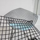 Pair of Early Black Diamond Chairs by Harry BERTOIA