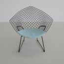 Pair of Early Black Diamond Chairs by Harry BERTOIA