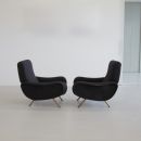 Pair of original LADY Armchairs by Marco ZANUSO, Arflex Italy 1950s