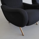 Pair of original LADY Armchairs by Marco ZANUSO, Arflex Italy 1950s