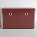 PAIR of original Sideboards by Willy RIZZO, Sabot 1972