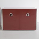 PAIR of original Sideboards by Willy RIZZO, Sabot 1972