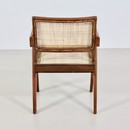 Pair of Pierre Jeanneret Cane Chair for Chandigarh, 1950's.