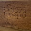 Pierre Chapo B19 E Desk, signed and dated 1975