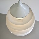 Poul HENNINGSEN & Kurt NORREGARAARD, large pendant 'LP Centrum,' in aluminum, 