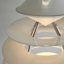 Poul HENNINGSEN & Kurt NORREGARAARD, large pendant 'LP Centrum,' in aluminum, 