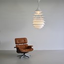 Poul HENNINGSEN & Kurt NORREGARAARD, large pendant 'LP Centrum,' in aluminum, 