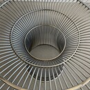 Round Warren PLATNER Dining Table with Stone Top, KNOLL INTERNATIONAL