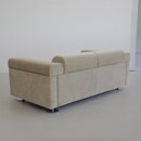 Sand Coloured Two-Seat Sofa D120 by Valeria BORSANI and Alfredo BONETTI, TECNO 1966