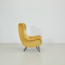 SENIOR Armchair by Marco ZANUSO, Arflex Italy (yellow velvet)