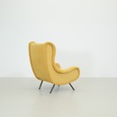 SENIOR Armchair by Marco ZANUSO, Arflex Italy (yellow velvet)