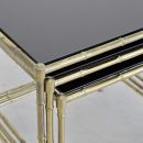 Set of 3 Faux Bamboo Side Tables, France 1960s