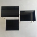 Set of 3 Metal Side Tables, France 1960s