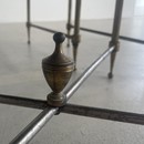 Set of 3 Metal Side Tables, France 1960s