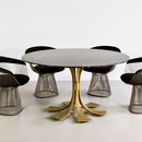 Set of 4 Arm Chairs by Warren PLATNER, Knoll International