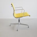 SET of 4 Charles & Ray EAMES Vintage Aluminium Office Chairs  (EA108)