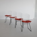 Set of 4 Dining Chairs designed by Harry BERTOIA for Knoll International, 1970s