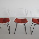 Set of 4 Dining Chairs designed by Harry BERTOIA for Knoll International, 1970s