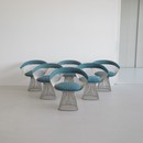 Set of 6 Chairs by Warren PLATNER, Knoll International 1970s