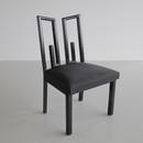 Set of 6 GREEK KEY Chairs by James Mont, U.S.A. 1950's.