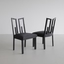 Set of 6 GREEK KEY Chairs by James Mont, U.S.A. 1950's.