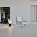 Set of 8 tinted Mirrors by Luciano BERTONCINI