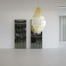 Set of 8 tinted Mirrors by Luciano BERTONCINI