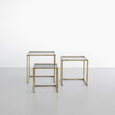 Set of Faux Bamboo Side Tables, France 1960s
