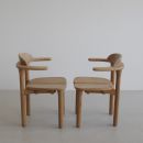 Set of Four Brutalist Armchairs by Erwin Berghammer, 1970s