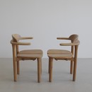Set of Four Brutalist Armchairs by Erwin Berghammer, 1970s